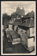 AK Erfurt, Ortspartie Mit Blick Zum Dom  - Erfurt