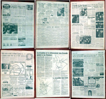 Journal Dauphiné Libéré Du Lundi 5 Février X° Jeux Olympiques D'hiver De Grenoble 1968 Pages 3 à 8 Du Journal Couvrant * - Other & Unclassified