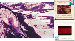 Diapositive N° 6 Les Jeux Olympiques D'Hiver GRENOBLE 1968 JO 3 Le Vercors Olympique Saint Nizier Tremplin Olympique - Diapositives (slides)