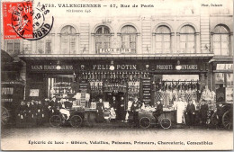 59 - VALENCIENNES - 47 RUE DE PARIS - EPICERIE DE LUXE GIBIERS VOLAILLES POISSONS PRIMEURS CHARCUTERIE COMESTIBLES - Autres & Non Classés