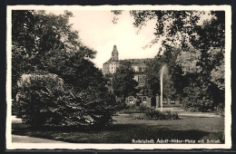 AK Rudolstadt, Platz Mit Schloss  - Rudolstadt