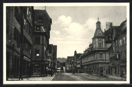 AK Geislingen / Steige, Hauptstrasse Mit Cafés  - Geislingen