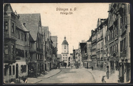 AK Dillingen / Donau, Blick In Die Königs-Strasse  - Dillingen