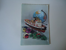 GREECE   POSTCARDS   GREETING BOATS  PURHRSAPS 10% DISCOUNT - Other & Unclassified