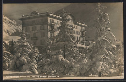 AK Andermatt, Grand Hotel Bellevue Im Tiefschnee  - Andermatt