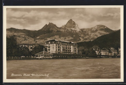 AK Brunnen, Hotel Waldstätterhof Vor Bergpanorama  - Other & Unclassified