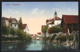 AK Sarnen-Schwibogen, Ortsansicht  - Sarnen