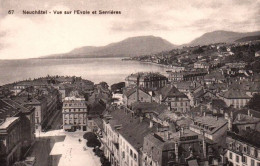 CPA - NEUCHÂTEL - Vue Sur L'école Et Serrières - Edition Phototypie Co. - Neuchâtel