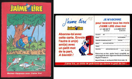 Carte Remplaçant Le Marque-page J'aime Lire N° 151 Août 1989 La Belle Endiablée Crayon Pêcheur - Marque-Pages