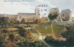 R050848 Christchurch. Priory And Ruins. Photochrom. Celesque. 1910 - World