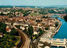 12727086 Schaffhausen SH Stadtbild Mit Festung Munot Am Rhein Fliegeraufnahme Sc - Sonstige & Ohne Zuordnung