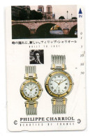 Montre Philippe CHARRIOL France Télécarte Japon Phonecard (K 364) - Fashion