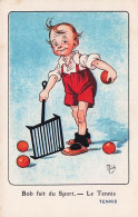 TENNIS - Illustrateur Signé Mich - Bob Fait Du Sport - Le Tennis - Mich