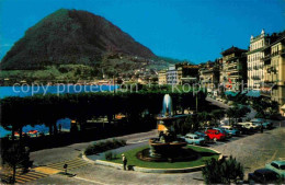 12724116 Lugano TI Quai Fontana Bossi E Monte San Salvatore Lugano - Sonstige & Ohne Zuordnung