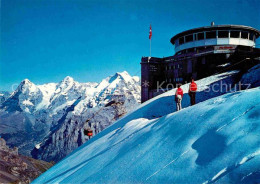 12719666 Schilthorn Muerren Schilthornbahn Gipfelstation Piz Gloria Drehrestaura - Otros & Sin Clasificación