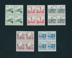 JUGOSLAVIA 1971 - Quartine Serie Turismo - MNH - Michel 1427-30 - 1444 - Nuevos