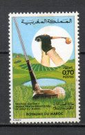 MAROC N°  695   NEUF SANS CHARNIERE  COTE  1.70€     GOLF SPORT - Marocco (1956-...)