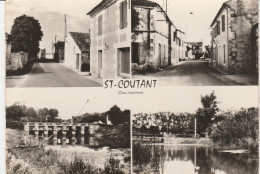 SAINT COUTANT LES RUES LE PONT MULTIE VUES 1964 CPSM 10X15 TBE - Other & Unclassified