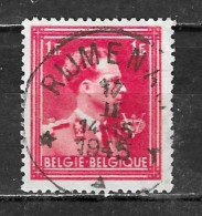 690  Leopold III Col Ouvert - Bonne Valeur - Oblit. Centrale Relais RIJMENAM - LOOK!!!! - 1936-1957 Collo Aperto