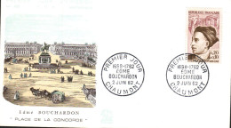 FDC 1962 EDMEE BOUCHARDON - 1960-1969