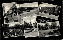 CPA Wattenscheid Bochum Ruhrgebiet, Bahnhof, Rathaus, Straßenpartie, Stadtgarten, Blason - Other & Unclassified