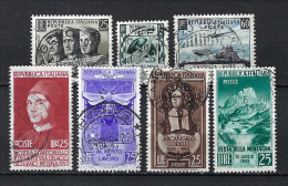 ITALIE Ca. 1952-53: Lot D' Obl. - 1946-60: Used