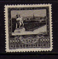 Autriche - 1929 - 1000 K. Ville - Vienne - Neuf* - MLH - Nuovi