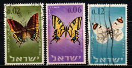 ISRAELE - 1965 - Butterflies - USATI - Usados (sin Tab)