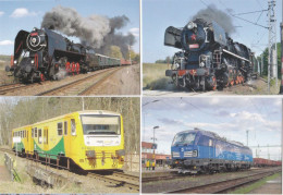 4 Calendars Locomotives, Czech Rep, 2018 - Tamaño Pequeño : 2001-...