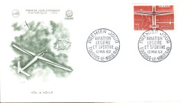 FDC 1962 AVIATION LEGERE - 1960-1969