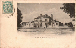 N°2368 W -cpa Bleneau -la Mairie Et Groupe Scolaire- - Bleneau