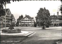 11637148 Gais AR Dorfplatz Brunnen Gais AR - Sonstige & Ohne Zuordnung