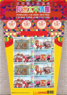 Hong Kong 2024 Intangible Cultural Heritage – Cheung Chau Jiao Festival Stamps Mini Pane MNH - Ungebraucht