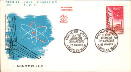 FDC 1959 MARCOULE - 1950-1959