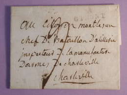 DO 8  FRANCE LETTRE REVOLUTION   FRUCTIDOR GIMONT A CHARLEVILLE   ++ AFF. INTERESSANT++ - 1801-1848: Vorläufer XIX