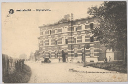 CPA CARTE POSTALE BELGIQUE BRUXELLES-ANDERLECHT HÔPITAL CIVIL 1923 - Anderlecht