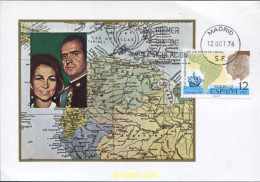 626901 MNH ESPAÑA 1976 PRIMER VIAJE AL CONTINENTE AMERICANO DE SS.MM. DON JUAN CARLOS I Y DE DOÑA SOFIA - Nuevos