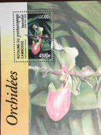 Cambodia 2000 Orchids Flowers Minisheet MNH - Orchidee