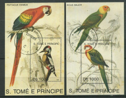 St Thomas Et Prince Ob. Blocs 120/121 - Oiseaux. - Sao Tomé E Principe