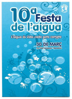 PUBLICIDAD DE 10ª FESTA DE L'AIGUA.- ( BARCELONA) - Publicité