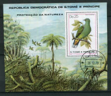St Thomas Et Prince Ob. Bloc 13 - Oiseau - Sao Tome And Principe