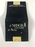 POCHETTE D'ALLUMETTES - RESTAURANT - AL MANGIA -RISTORANTE IN SIENA - Cajas De Cerillas (fósforos)