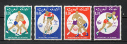 MAROC N°  765 à 768    NEUFS SANS CHARNIERE  COTE 5.00€   JEUX OLYMPIQUES MONTREAL VOIR DESCRIPTION - Morocco (1956-...)