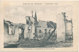 Selimbar 1916 - WWI Destroyed House After The Romanian Invasion - Roumanie