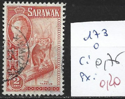 SARAWAK 173 Oblitéré Côte 0.70 € - Sarawak (...-1963)