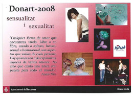 PUBLICIDAD DE " CICLE DONART 2008, SEXUALITAT I SENSUALITAT ".- ( BARCELONA ) - Publicité
