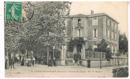 34 E  LAMALOU LES BAINS   AVENUEDE CAPUS MAISON DOCTEUR MENARD  1912 - Lamalou Les Bains