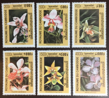 Cambodia 1999 Orchids Flowers MNH - Orchidées