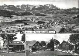 11636774 Gais AR Panorama Die 3 Ruehuesli Gais - Altri & Non Classificati