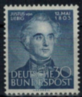 Bund Liebig Naturforscher Chemiker 166 Luxus Postfrisch MNH Kat.-Wert 35,00 - Unused Stamps